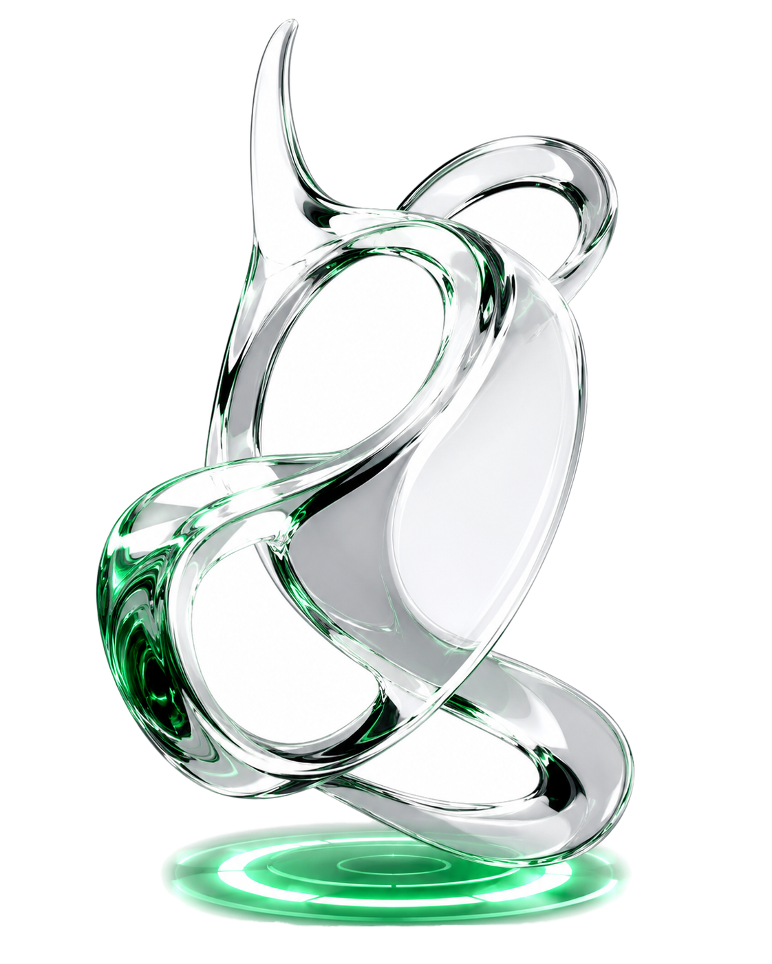 OBELIX 3D Liquid Chrome Sculpture